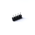 2.54 4P black female PBT connectors